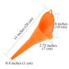 Annurssy Multi-Function Plastic Long Neck Oil Funnel - for All Automotive Oils Lubricants Engine Oils Water Diesel Fuel Kerosene and Other Liquids (4