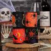 Halloween Theme Wide Ribbon for Halloween Celebration Decors 2.5inch Wire Edged Wide Ribbon 5 Yard for Festival Decors
