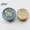 Wedding Invitation Stamp Brass Wax Seal Heads, Alphabet Christmas Embossed Sealing Artistic Relief Head for Envelope Gift Wrapping Journal Scrapbook