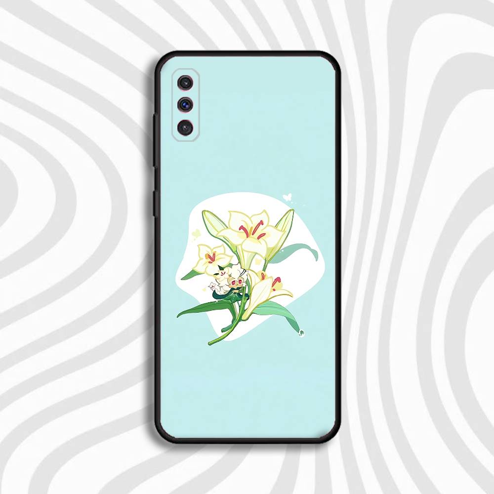 White Lily C-Cookie Phone Case For Samsung S10,S21,FE,S21 ,Note 20,10,S26,S25,S24,S23,Ultra,S22,Plus Soft Shell Funda