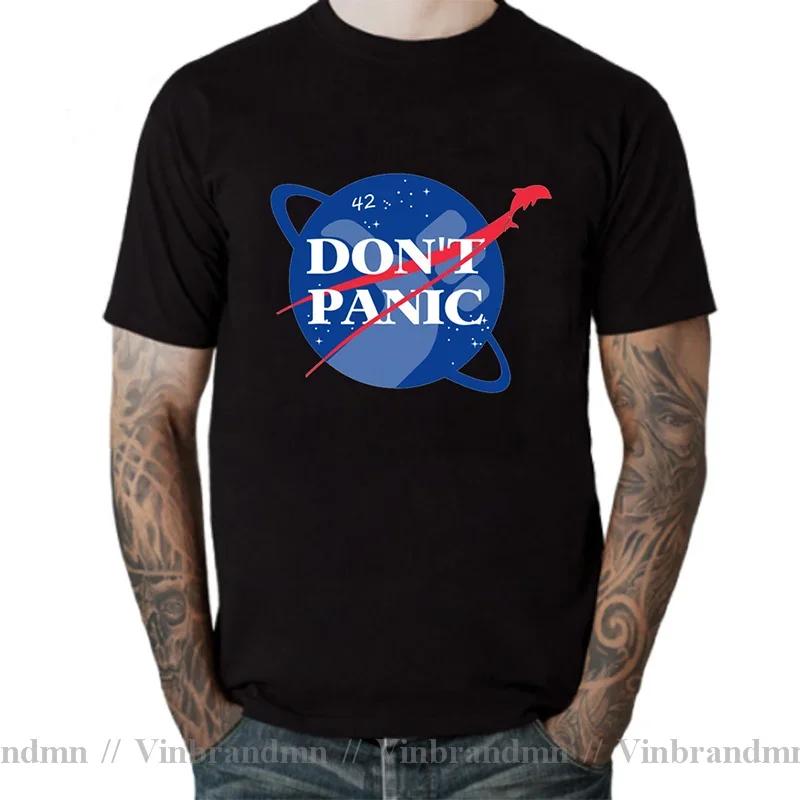 2026 Fashion Custom 42 Hitchhiker Guide To The Galaxy T Shirt Unisex The Meaning Of Life Scifi Tshirts Retro Science Guide Tshir