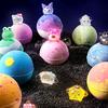 Bath Salt Ball with Glow-in-the-dark Toy Inside Fruity Floral Plants Extract Handmade Natural
