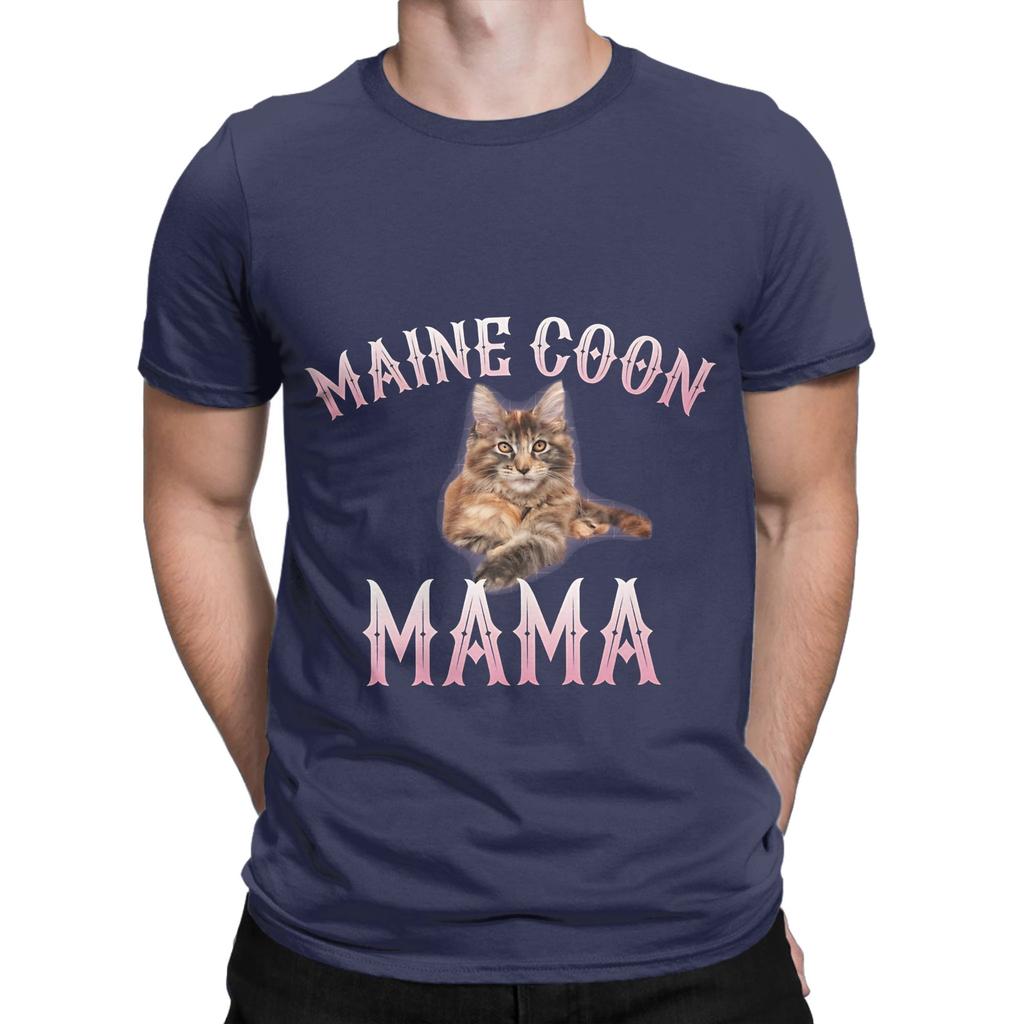 Maine Coon Mama Funny 100 Cotton TShirt maine coon Tops Tees For Unisex