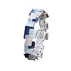 Luxury Enamel Color Geometric Square Splicing Elastic Bracelet Women Exaggerated Personality Irregular Square Bracelet