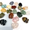 3Pcs Fish Shaped Natural Stone Pendants 16x21mm, Cute Charms for Handmade Jewelry Makers, Necklace Earring DIY Supplies