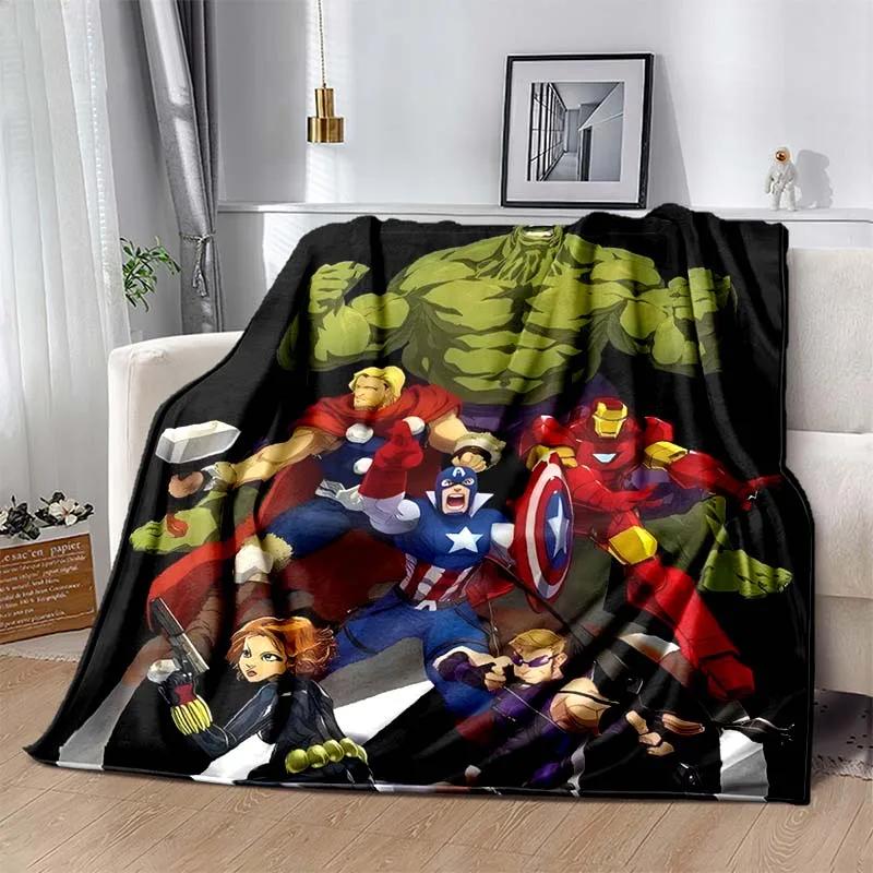 

Warm Soft Heroes Blanket Fluffy Children and Adults Sofa Plush Bedspread Throw Blanket for Sofa Bed Gift 30x40in