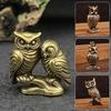 Vintage Metal Owl Figurines Ornament Intricate Design Exquisite Craft Various Styles Home Office Decoration