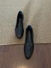 Sheepskin version~ Elegant and simple commuting versatile fashion light mouth thick heel single shoes women's retro temperament soft sole work shoes