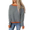 Spring New Pure Cotton Knitted Sweater for Women