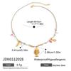 Fashion Bohemian Shell Pendant Necklace Charm Ocean Theme Chain Necklace Jewelry Charm Chain Vacation Accessory