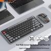 K781 Rechargeable Wireless Bluetooth Keyboard for Laptops, Desktops, Tablets, and Phones with Thin Scissor-Switch Keys