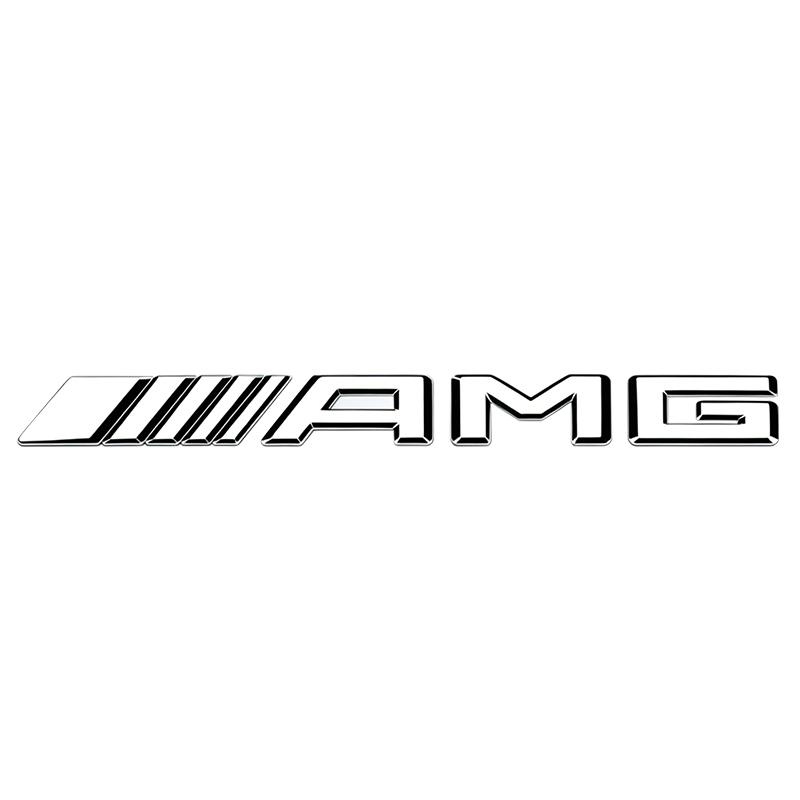 NSY2   Metal Car 3D Rear Letter Emblem Trunk Sticker Car stickers for Mercedes Benz AMG A C E S Class W203 W220 W206 W205 W211 C260