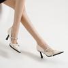 Fashion Shoes Female 2025 Hot Sale Shallow Women's High Heels Fashion Rivet Office and Career Sexy Pointed Toe Plus Size High Heels