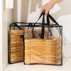 1pc New Fabric Triangle Storage Bags for Hangers, Closet Organizer, Space-Saving with Handles, Suitable for Closets