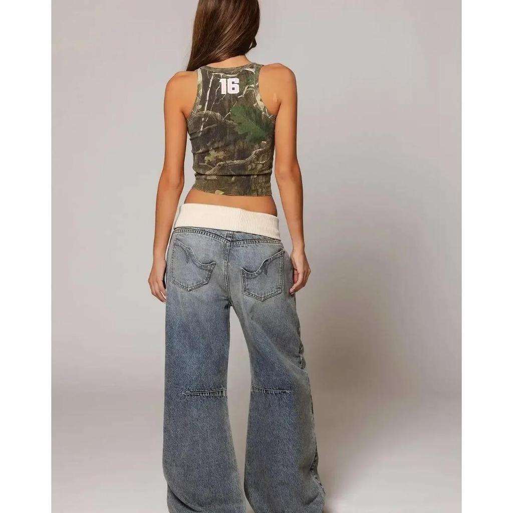 RogueWave Man/woman Jogging Straight Sweatpants Street Style Wide Leg Pants Casual Solid Colors Versatile Loose Pants