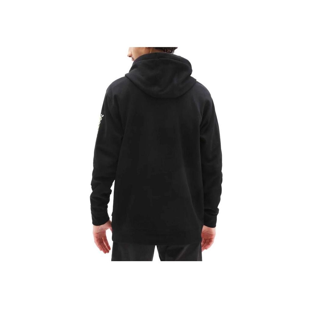 Vans X Happy Face Colaboração Estampa de Letra Moletom de Desenho Animado Masculino Moletons Preto VN0A5KENZAV