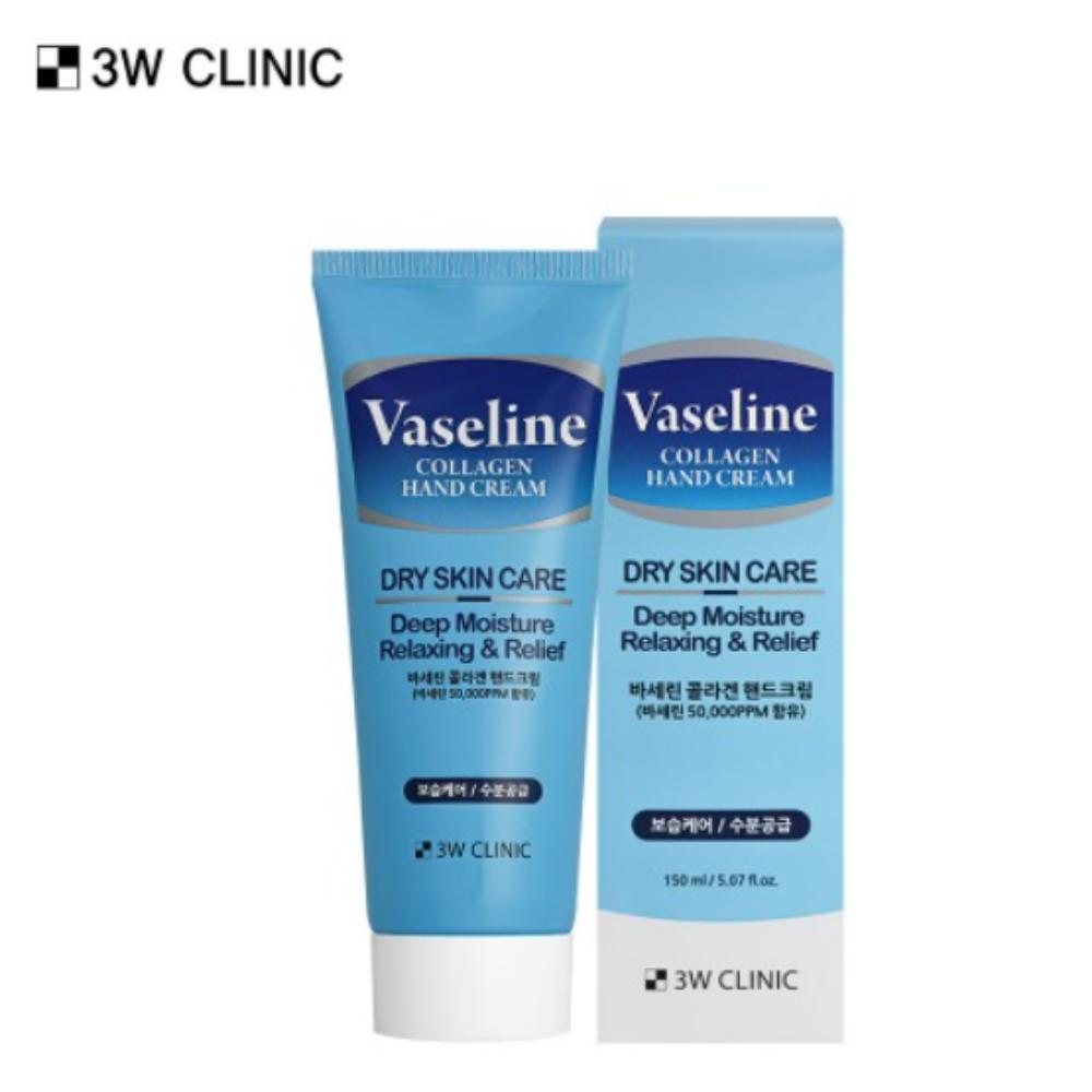 3W CLINIC Vaseline Collagen Hand Cream (150ml)