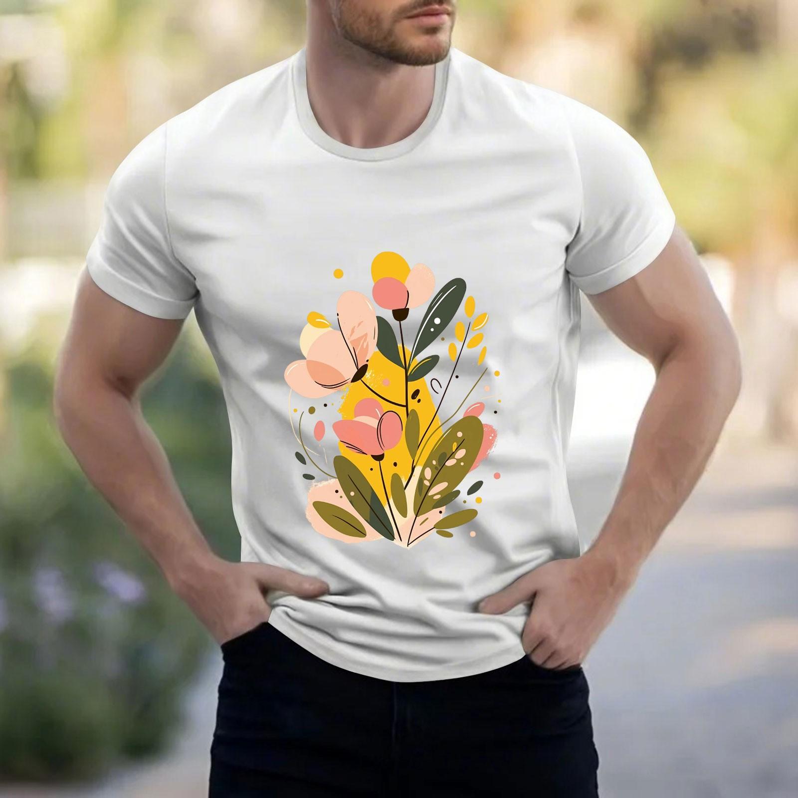 

Мужская рубашка с воротником-стойкой и коротким рукавом, свободная рубашка для отдыха и отдыха, мужская XXL белый