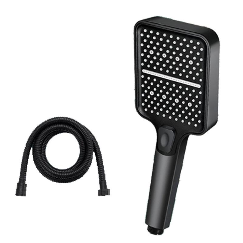 High Pressure  3 Mode Shower Head with Stainless Leak-proof Hose Non-Clogging Nozzles High Flow Hand Held Shower Head (Black,ABS Plastic) чёрный