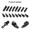 For Swimming Pool Cover Reel Belt System Black Color with Reinforced Seams and Extended Length for Easy Access