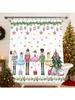 Nutcracker Shower Curtain, Pink Christmas Bath Tub Curtain, Xmas Nutcracker Waterproof For Home Bathroom Decor(71 X 71 Inches)