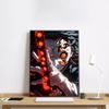 Anime Figurka Demon Slayer Plakát HD umění lepicí na zeď vodotěsný domov obývací pokoj ložnice bar estetická dekorace