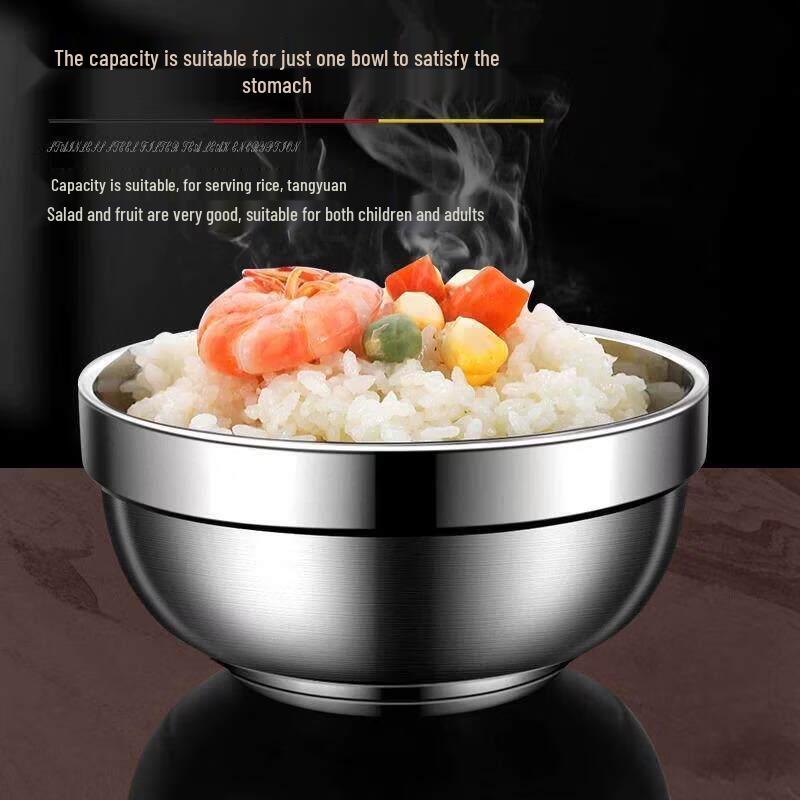 Ciotola a doppia parete in acciaio inossidabile 316 per alimenti Vnash