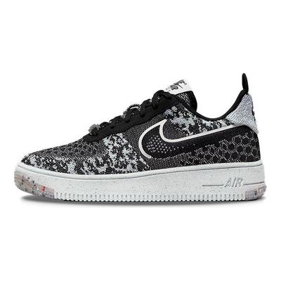 Air Force 1 Flyknit NN Material Reciclabil Ușor Clasic Durabil Pantofi Sport pentru Copii cu Top Jos Negru Alb Pantofi Sport pentru Copii DM1060-001