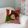 Cute Yyui Hirasawa Kawaii Case Plush Fabric Soft Pillowcase Double Sided Print Cushion Cover Household Gifts