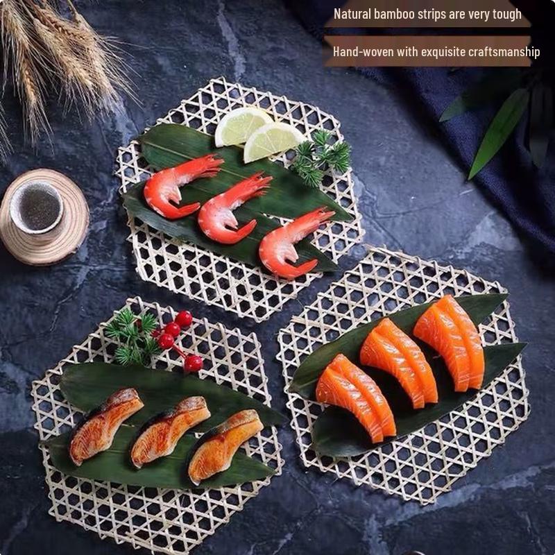 SIFAR Hand-Woven Non-Stick Bamboo Steamer Mats