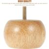 Möbelfüße aus Holz Set mit 4 Stück, 8 x 5 cm Solide Runde Kugelfüße mit 4 Schrauben DIY Stuhlbeine Tischbeine Ersatzset für Sofa Schrank Stuhl Couch