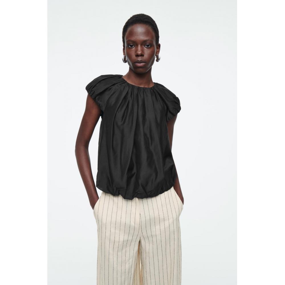 

COS Japan объемная блузка-парашют Black/32