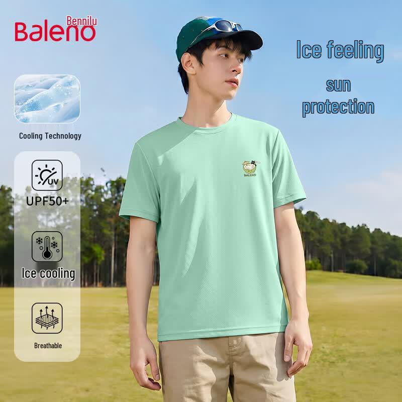 Baleno Men s Quick-Dry Ice Silk Cooling T-Shirt XL