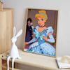 Disney Diamond Painting Kit Handmade diy5D Home Decor Gift Unique Cinderella Butterfly Idea for Walls
