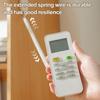 Tv Remote Organizer Wall Mount Remote Control Holder Wall-mount Magnetic Remote Control Holder with Spring Rope for Easy