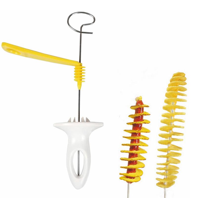 Whirlwind Potato Spiral Cutter Potato Tower Making Machine Vegetable Slicer Creative Vegetable Tools Kitchen Accessories Gadgets