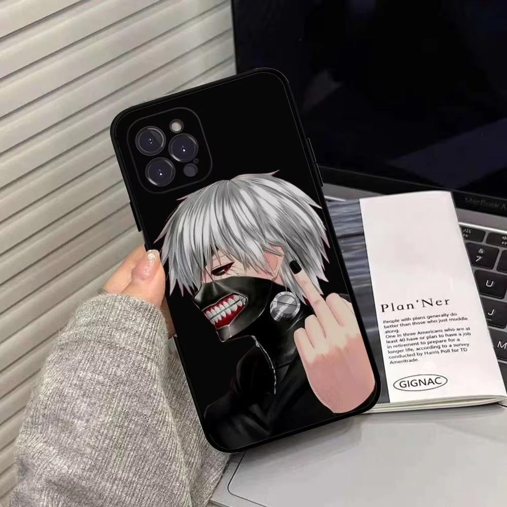 Anime Tokyo Ghoul Kaneki Ken Phone Case For iPhone 16 15 14 13 12 11 Pro Max XS X XR 7 8 SE Silicone Soft Cover