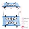 Foldable Pet Shower Holder Anti-Scratch Pet Grooming Hammock Table Adjustable Support Frame Detachable Pet Bathing Station Rack