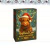 Advent Calendar 2025, 24 Days Christmas Advent Calendar,  Cow Ornaments For Christmas Tree Home Decoration