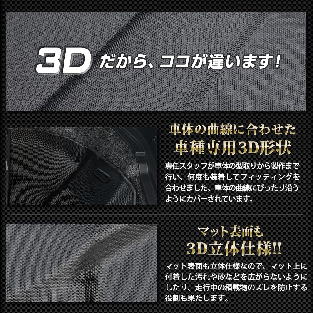 YOURS: 40 Series Alphard Vellfire 3D Sports Mat Luggage [Lower Level] Luggage Trunk Waterproof