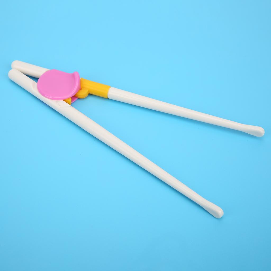 1 Pair Children s Training Chopsticks Flat Rounded Head Reusable Learning Chopstick Helper