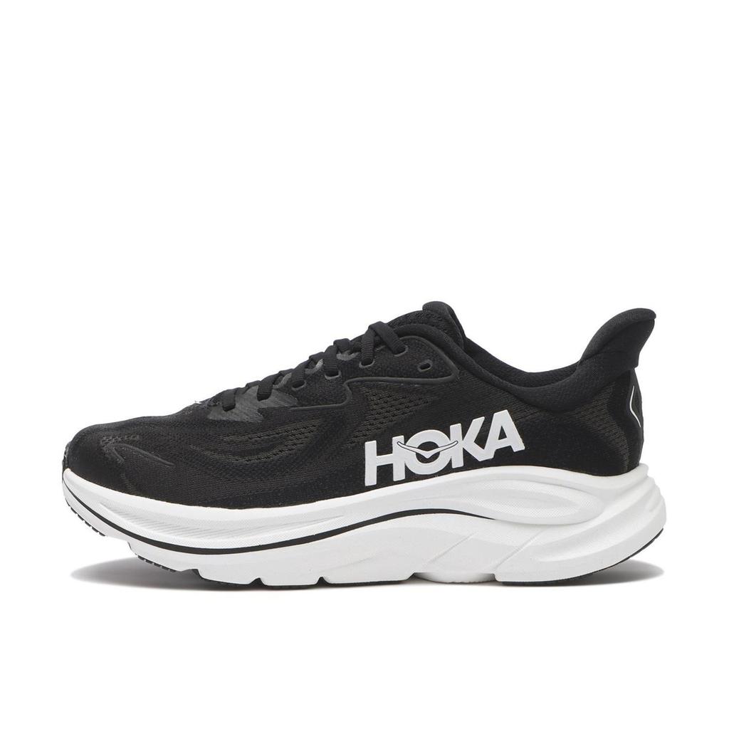 1162031-BWHT Hoka Clifton 10 Black White (Women's )