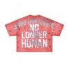 Unisex Oversized Vintage American Hip Hop Print T-Shirt Loose Fit Cotton Tee Casual Wear