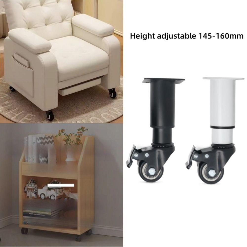 Adjustable Table Wheels Brake Belts Furniture Support Legs Durable Furniture Foot  Sofas