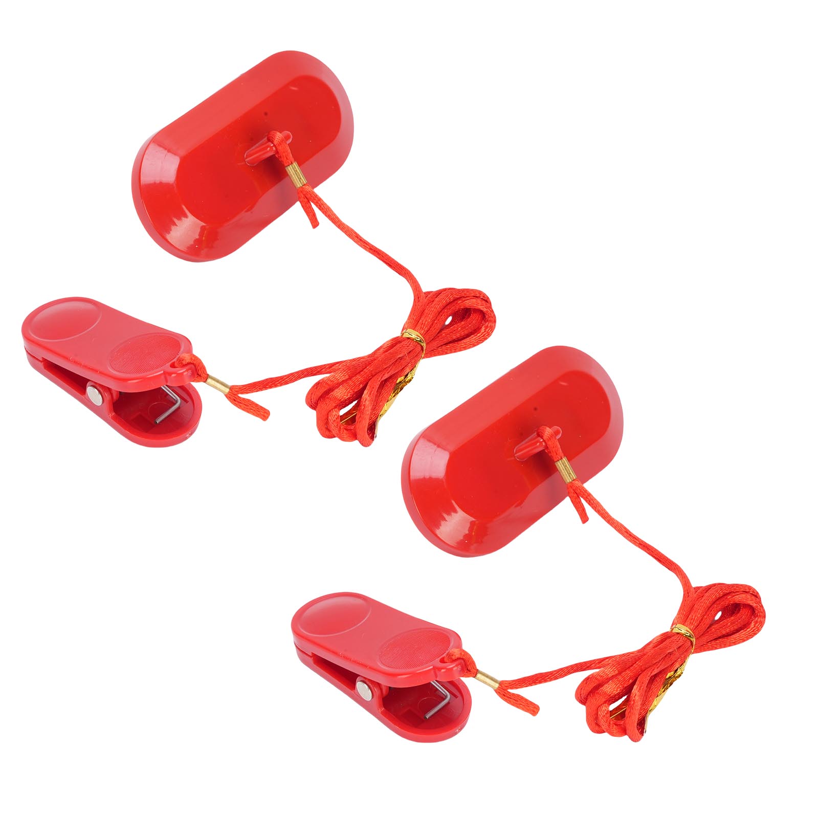 

2 шт. Магнитный ключ аварийной остановки беговой дорожки, 2 контакта, универсальный, ключ для автоматической остановки беговой дорожки, 75x35 мм