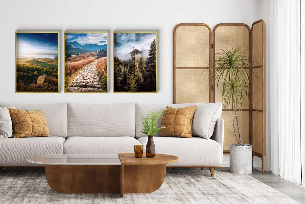 Plakaty na ścianę Obraz Góry Obrazy Widoki Pejzaż Krajobraz Plakat 50x70