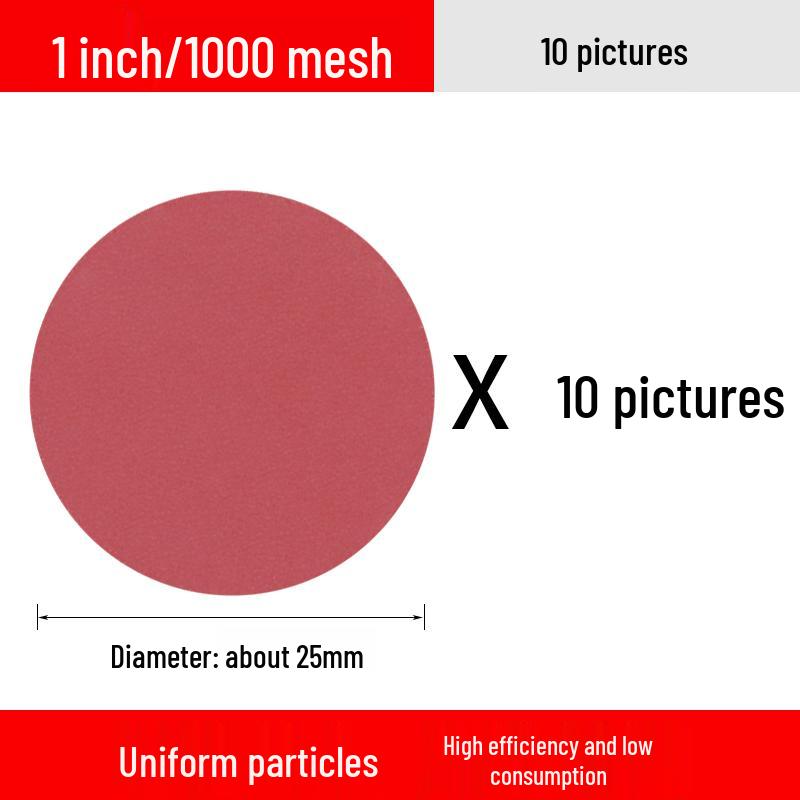 1-Inch Self-Adhesive Flocking Sanding Discs for Hand Drill Polishing