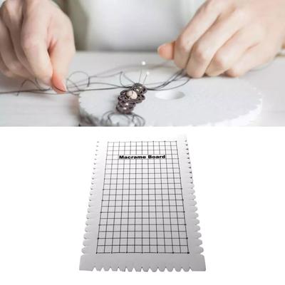Tavola per Progetti Macramè Tavola Macramè Grande Materiali per Macramè Strumento Macramè per Intrecciare Cordino Braccialetto Progetto Artigianale