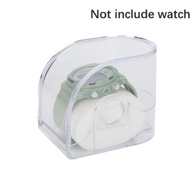 1 Pièce Boîte Rectangulaire Transparente Plastique Support de Rangement Présentoir Montre