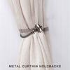 Metal Curtain Tiebacks, 2Pack  Holders for Secure and Neat Drapery Display
